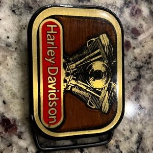 Vintage Harley Davidson Belt Buckle Harmony Design Made In Colorado USA Resin